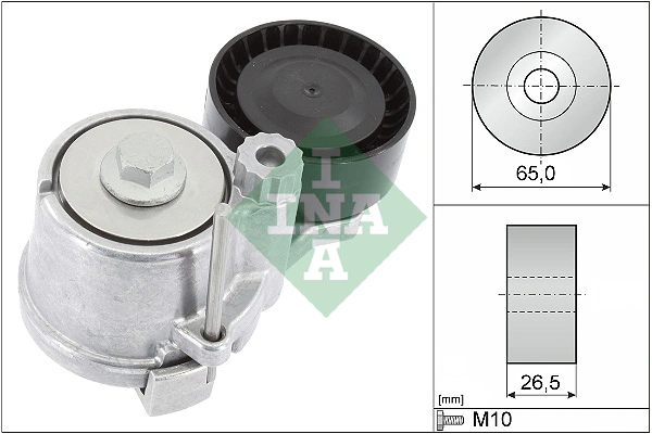 Belt Tensioner, V-ribbed belt